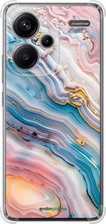 Силикон с усиленными углами чехол Мрамор красивый для Xiaomi Redmi Note 13 Pro Plus 5g - 6376sp-3400 изображение 
