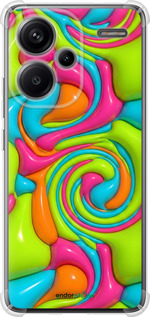 Силикон с усиленными углами чехол Y2K Jelly Dream для Xiaomi Redmi Note 13 Pro Plus 5g - 6780sp-3400 изображение 