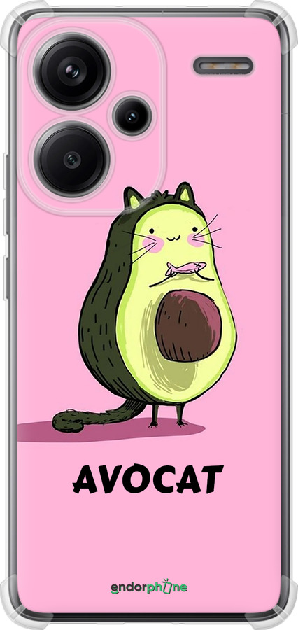 Силіконовий протиударний с посиленими кутами чехол Avocat для Xiaomi Redmi Note 13 Pro Plus 5g - 4270sp-3400 изображение 