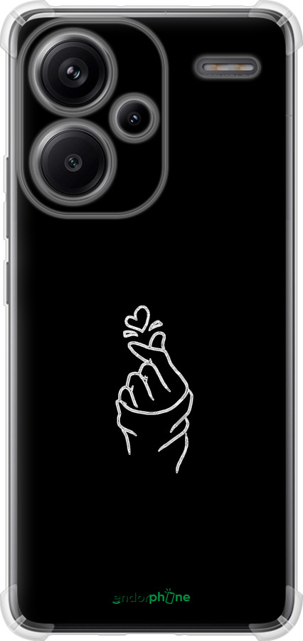 Силикон с усиленными углами чехол Love You для Xiaomi Redmi Note 13 Pro Plus 5g - 4298sp-3400 изображение 