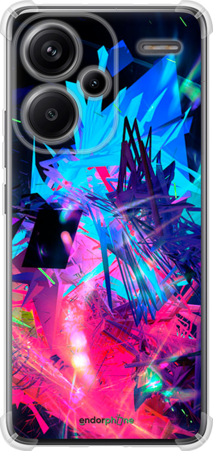 Силикон с усиленными углами чехол Абстрактный чехол для Xiaomi Redmi Note 13 Pro Plus 5g - 4681sp-3400 изображение 