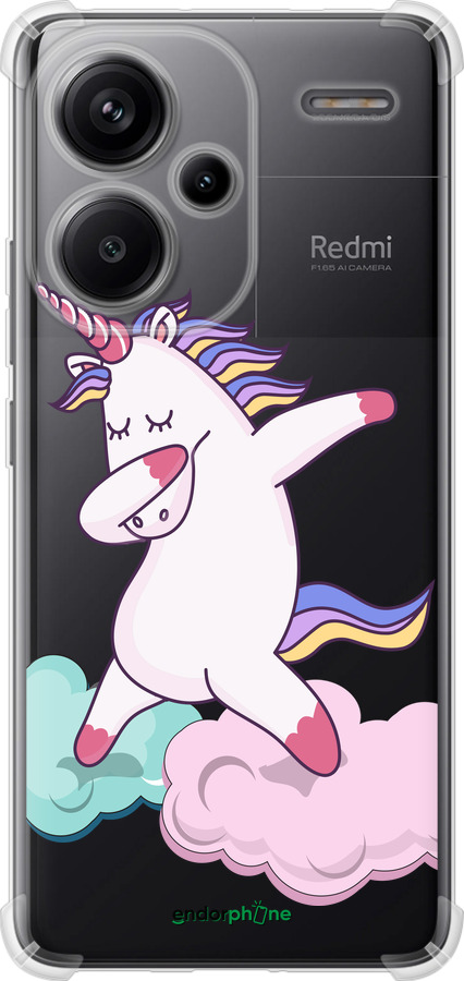 Силикон с усиленными углами чехол Единорог для Xiaomi Redmi Note 13 Pro Plus 5g - 4702sp-3400 изображение 