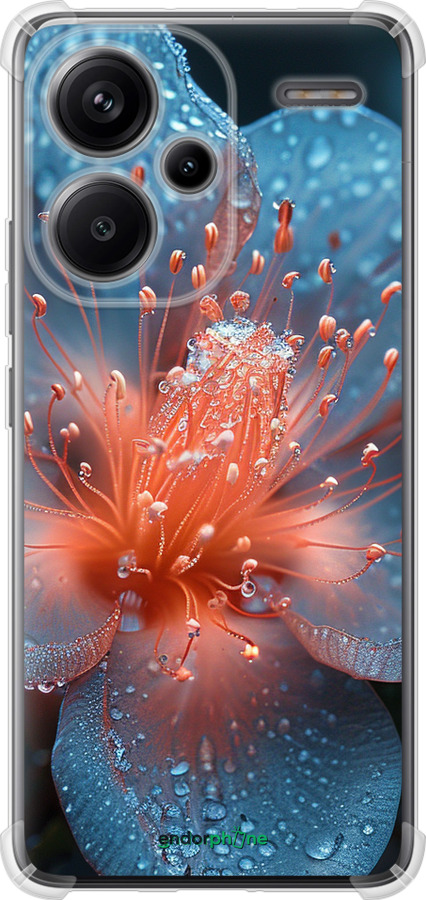 Силикон с усиленными углами чехол Роса на цветке для Xiaomi Redmi Note 13 Pro Plus 5g - 6039sp-3400 изображение 
