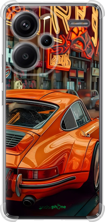 Силикон с усиленными углами чехол Порше для Xiaomi Redmi Note 13 Pro Plus 5g - 6334sp-3400 изображение 