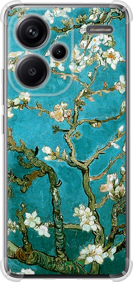 Силикон с усиленными углами чехол Винсент Ван Гог. Сакура для Xiaomi Redmi Note 13 Pro Plus 5g - 841sp-3400 изображение 