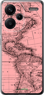 Силиконовый чехол Карта для Xiaomi Redmi Note 13 Pro Plus 5g - 4794u-3400 изображение 