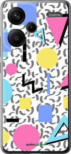 Силиконовый чехол Color shapes для Xiaomi Redmi Note 13 Pro Plus 5g - 4893u-3400 изображение 