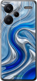 Силіконовий чехол Liquid Chrome для Xiaomi Redmi Note 13 Pro Plus 5g - 6781u-3400 изображение 