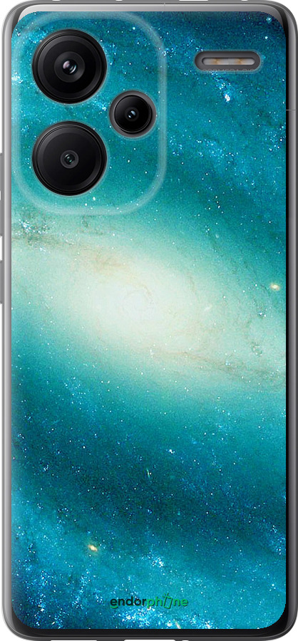 Силіконовий чехол Блакитна галактика для Xiaomi Redmi Note 13 Pro Plus 5g - 177u-3400 изображение 
