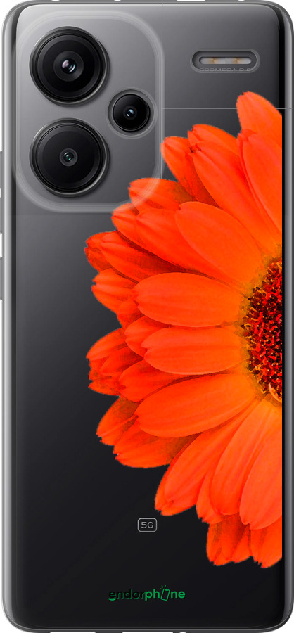 Силіконовий чехол Гербера 1 для Xiaomi Redmi Note 13 Pro Plus 5g - 4534u-3400 изображение 