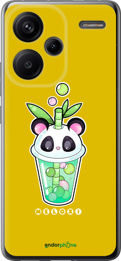Силиконовый чехол Панда 1 для Xiaomi Redmi Note 13 Pro Plus 5g - 4558u-3400 изображение 