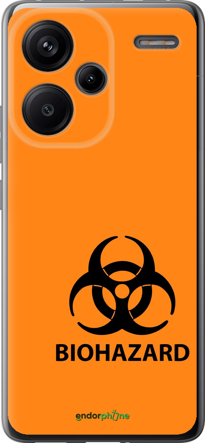 Силіконовий чехол biohazard 33 для Xiaomi Redmi Note 13 Pro Plus 5g - 4851u-3400 изображение 