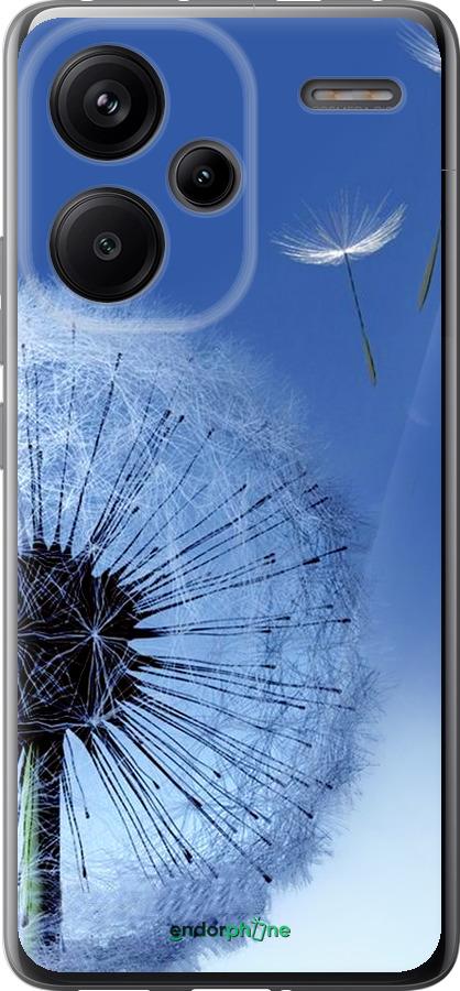 Силиконовый чехол Одуванчик для Xiaomi Redmi Note 13 Pro Plus 5g - 6005u-3400 изображение 