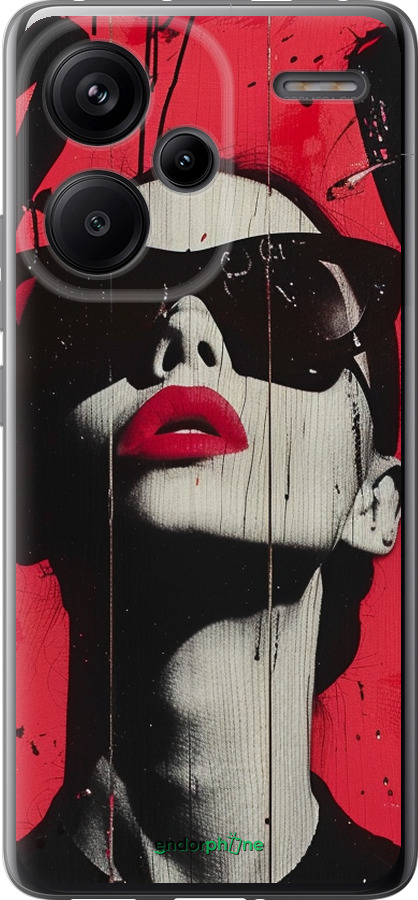 Силіконовий чехол XO Love v1 для Xiaomi Redmi Note 13 Pro Plus 5g - 6045u-3400 изображение 