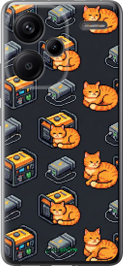 Силиконовый чехол Autonomous Zone для Xiaomi Redmi Note 13 Pro Plus 5g - 6771u-3400 изображение 