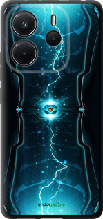 TPU чехол Молнии в цилиндре для Xiaomi Redmi Note 14 4G - 120b-3903 изображение 