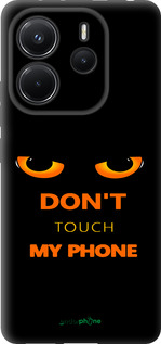 TPU чехол Don't touch the phone для Xiaomi Redmi Note 14 4G - 4261b-3903 изображение 