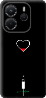 TPU чехол Підзарядка серця для Xiaomi Redmi Note 14 4G - 4274b-3903 изображение 