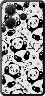 TPU чехол Панди для Xiaomi Redmi Note 14 4G - 4318b-3903 изображение 