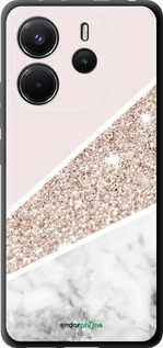 TPU чехол Пастельний мармур для Xiaomi Redmi Note 14 4G - 4342b-3903 изображение 