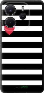 TPU чехол Чорно-білі смуги для Xiaomi Redmi Note 14 4G - 4461b-3903 изображение 