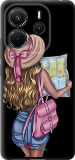 TPU чехол Девушка с картой для Xiaomi Redmi Note 14 4G - 4704b-3903 изображение 