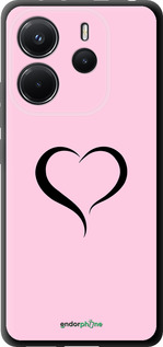 TPU чехол Серце 1 для Xiaomi Redmi Note 14 4G - 4730b-3903 изображение 