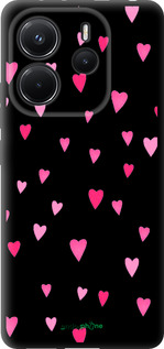 TPU чехол Сердечки 2 для Xiaomi Redmi Note 14 4G - 4763b-3903 изображение 