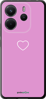 TPU чехол Серце 2 для Xiaomi Redmi Note 14 4G - 4863b-3903 изображение 