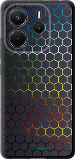 TPU чехол Переливающиеся соты для Xiaomi Redmi Note 14 4G - 498b-3903 изображение 