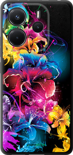 TPU чехол Абстрактные цветы для Xiaomi Redmi Note 14 4G - 511b-3903 изображение 