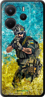 TPU чехол Воин ЗСУ для Xiaomi Redmi Note 14 4G - 5311b-3903 изображение 