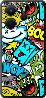 TPU чехол Стикеры v4 для Xiaomi Redmi Note 14 4G - 5508b-3903 изображение 