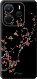 TPU чехол Сакура v2 для Xiaomi Redmi Note 14 4G - 5538b-3903 изображение 