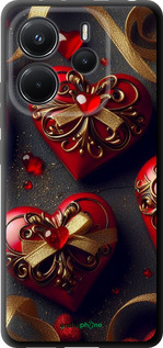 TPU чехол Сердечки v4 для Xiaomi Redmi Note 14 4G - 5834b-3903 изображение 