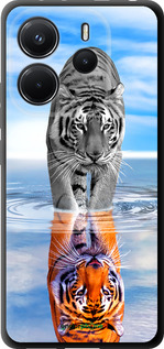 TPU чехол Тигр для Xiaomi Redmi Note 14 4G - 6016b-3903 изображение 