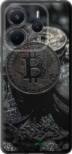 TPU чехол Black Bitcoin для Xiaomi Redmi Note 14 4G - 6090b-3903 изображение 
