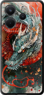 TPU чехол Стихия огня для Xiaomi Redmi Note 14 4G - 6101b-3903 изображение 