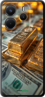 TPU чехол Слитки и доллары для Xiaomi Redmi Note 14 4G - 6105b-3903 изображение 