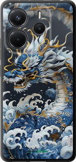 TPU чехол Водяной дракон для Xiaomi Redmi Note 14 4G - 6113b-3903 изображение 