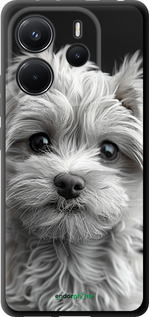 TPU чехол Мальтипу на чорному фоні для Xiaomi Redmi Note 14 4G - 6156b-3903 изображение 