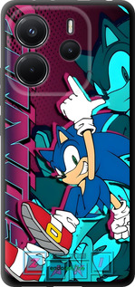 TPU чехол Соник для Xiaomi Redmi Note 14 4G - 6284b-3903 изображение 