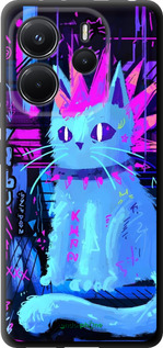 TPU чехол Кот панк для Xiaomi Redmi Note 14 4G - 6311b-3903 изображение 