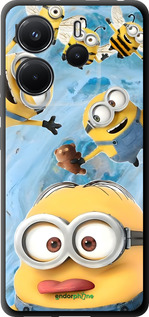 TPU чехол Миньоны для Xiaomi Redmi Note 14 4G - 6386b-3903 изображение 