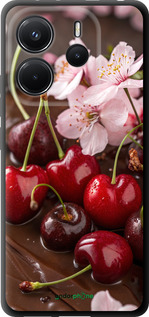 TPU чехол Вишня у шоколаді для Xiaomi Redmi Note 14 4G - 6698b-3903 изображение 