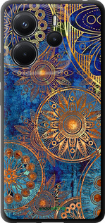 TPU чехол Золотий візерунок для Xiaomi Redmi Note 14 4G - 678b-3903 изображение 