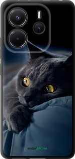 TPU чехол 'Дымчатый кот' для Xiaomi Redmi Note 14 4G изображение 2