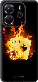 TPU чехол Горящие карты для Xiaomi Redmi Note 14 4G - 839b-3903 изображение 