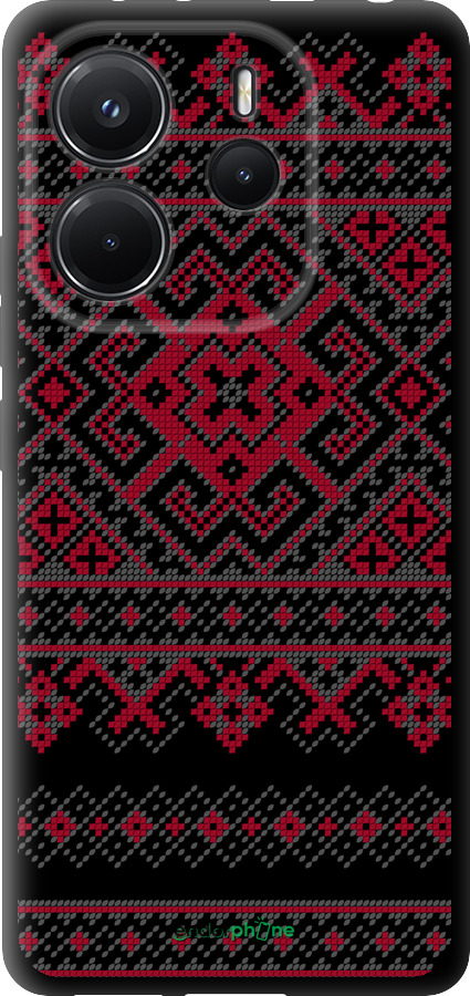 TPU чехол Вишиванка 52 для Xiaomi Redmi Note 14 4G - 1763b-3903 изображение 