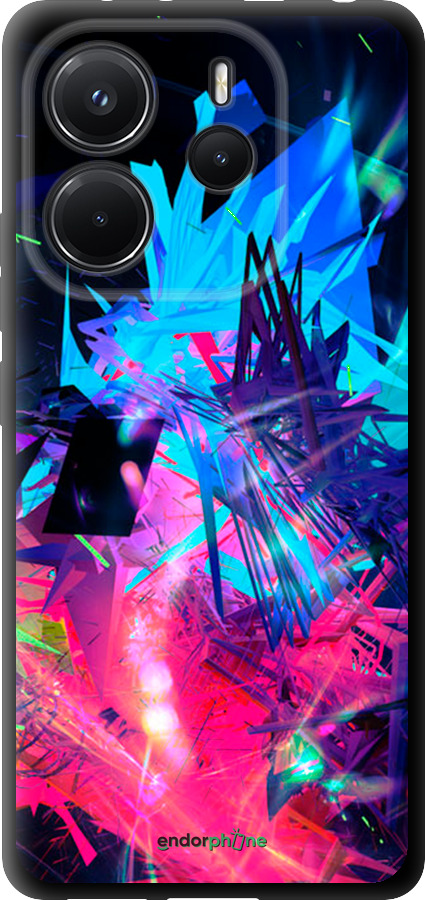 TPU чехол Абстрактний чохол для Xiaomi Redmi Note 14 4G - 4681b-3903 изображение 